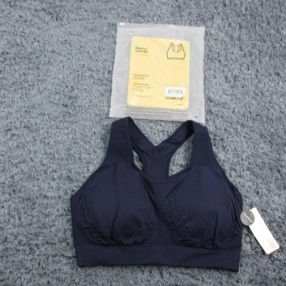 Truekind Reactive Sport Bra Womens XL Seamless Racerback Athletic Support NWT